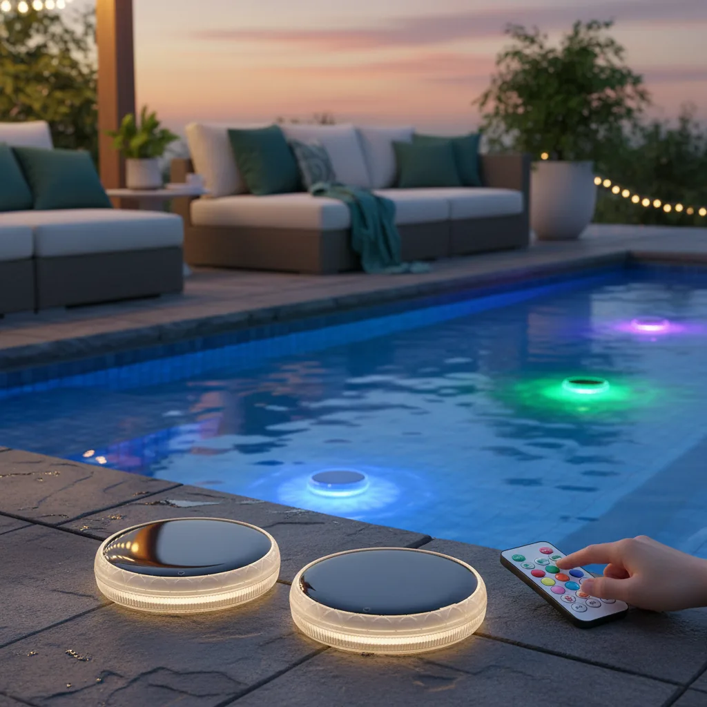 Rechargeable Floating Pool Lights