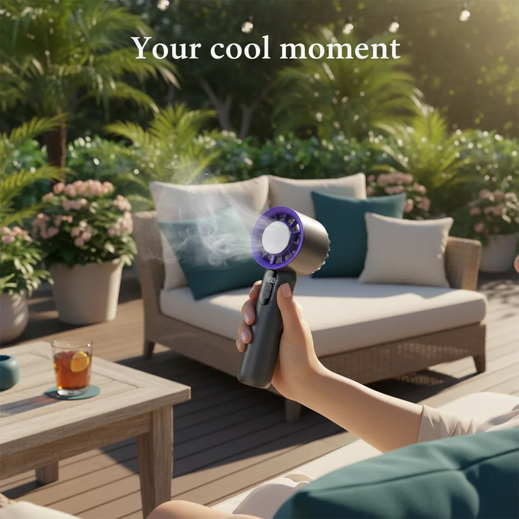 Rechargeable Handheld Cooling Fan image