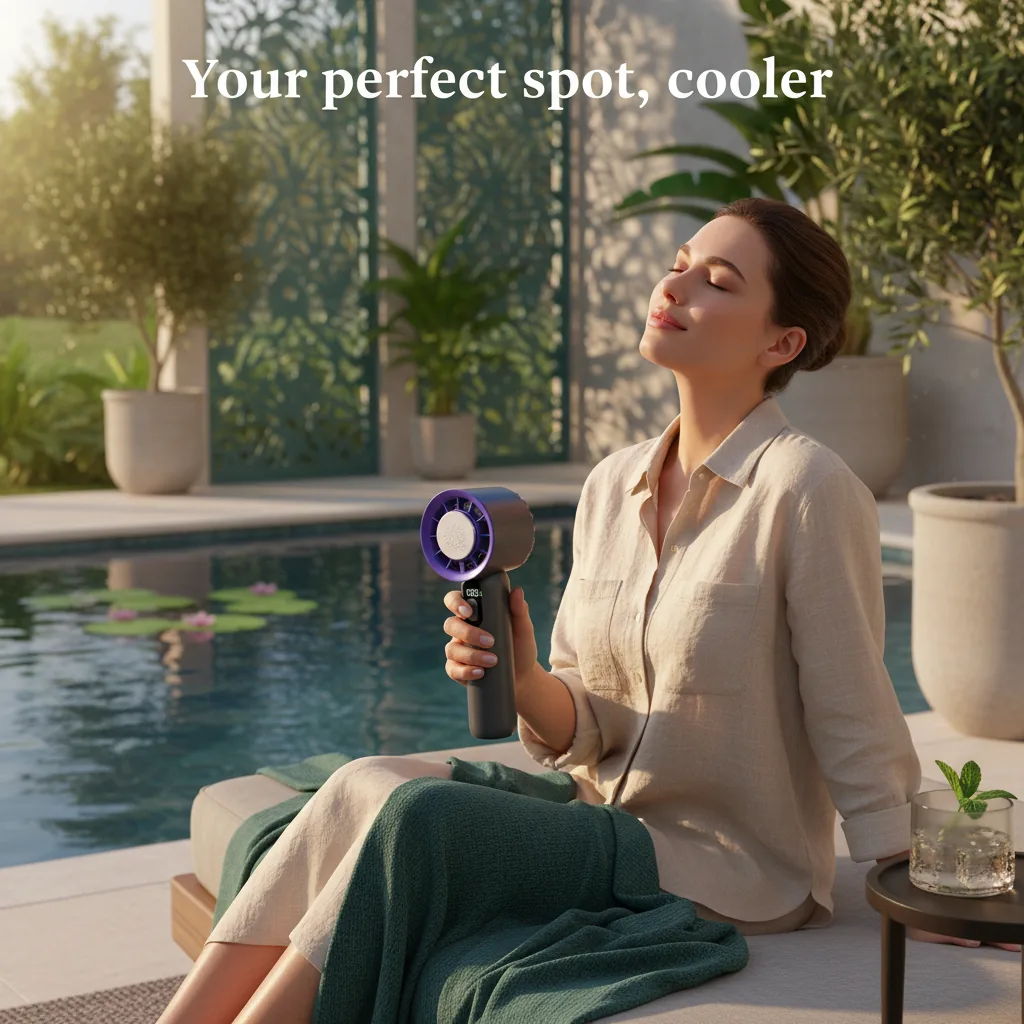 Rechargeable Handheld Cooling Fan