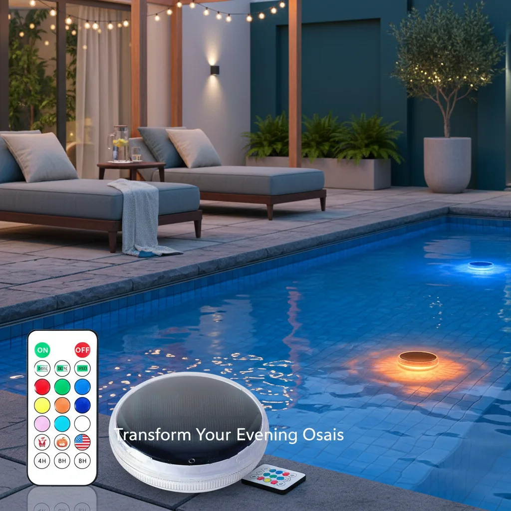 Solar Floating Pool Light
