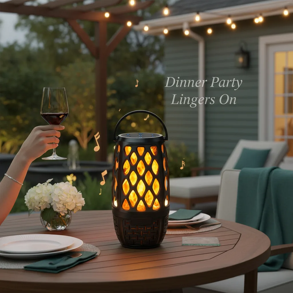 Wireless Flame Patio Speaker